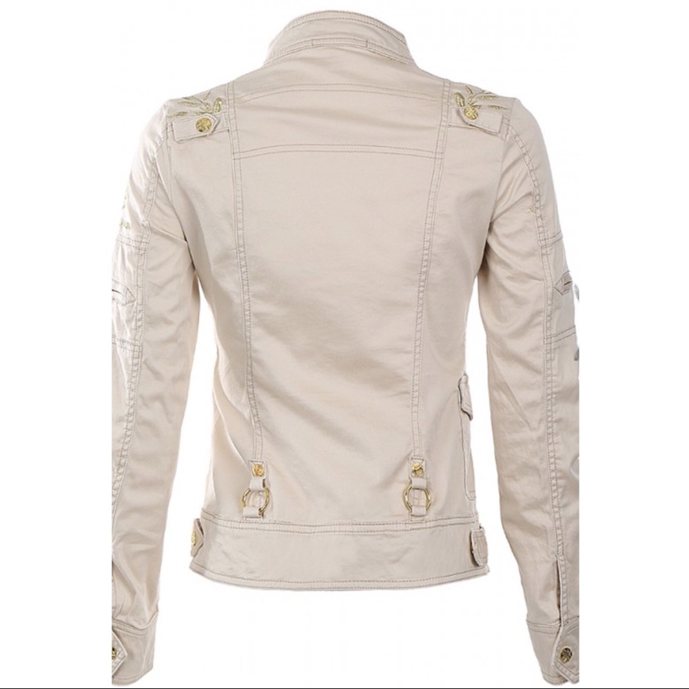 Embroidered zip up Jacket - Picture 3 of 4