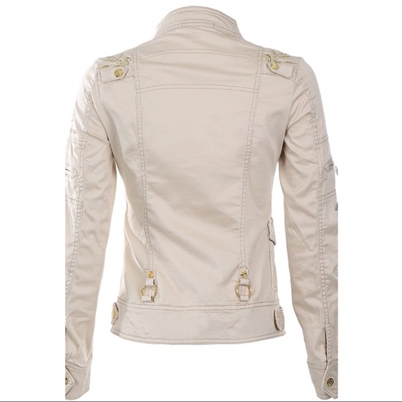 Embroidered zip up Jacket - Picture 3 of 4