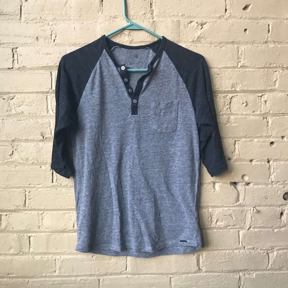 Men's baseball henley