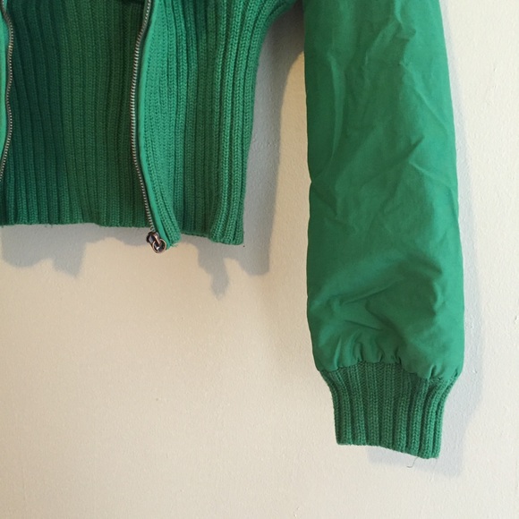 SOLD! Vintage Diesel Green puffy jacket with hood - Picture 6 of 9