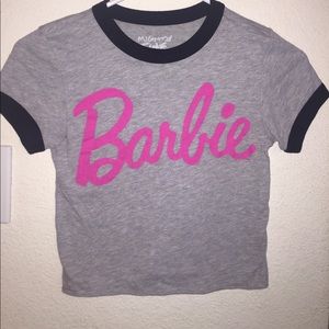 Barbie cropped tee