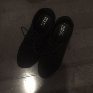 Dolce black booties