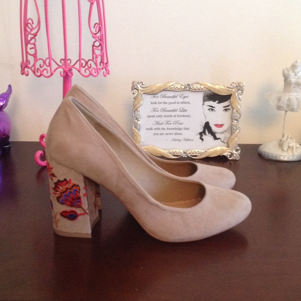 Embroidered Heels