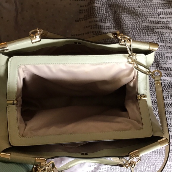 Coach genuine snake skin purse beige color - Picture 5 of 6