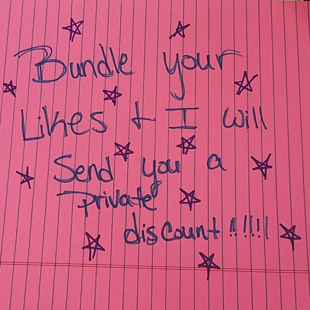Bundle your likes and receive a private discount!!