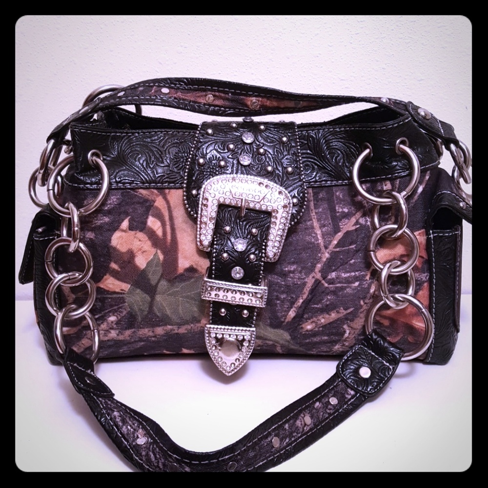 Camouflage Western purse! Plus a free wallet!