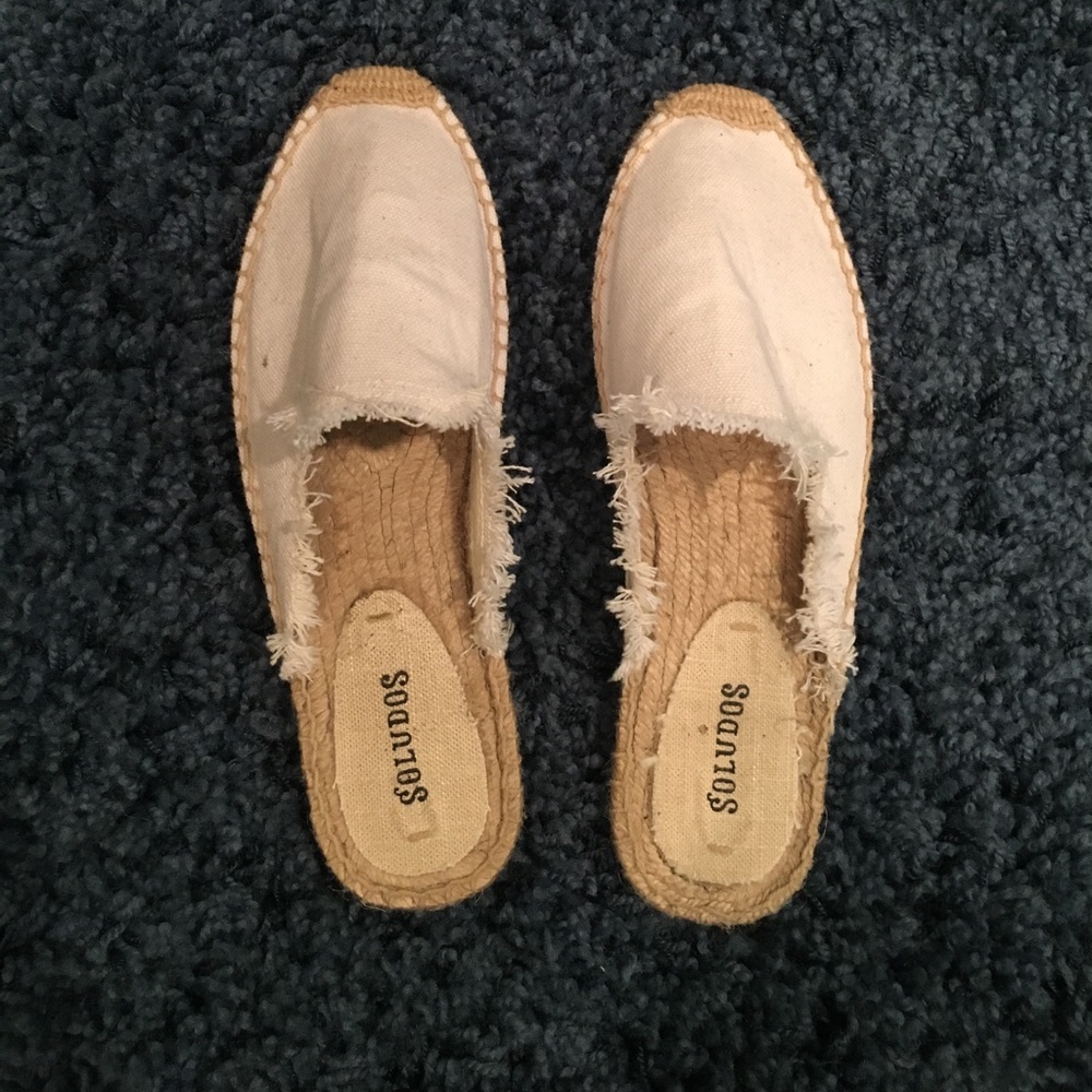 White soludos espadrilles