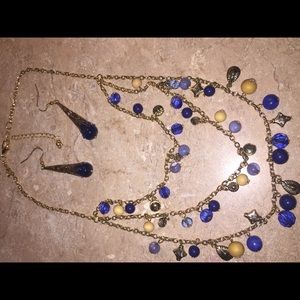 Dress Barn necklace and earrings set