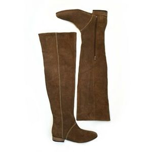Free People Grandeur Suede Knee High Boots