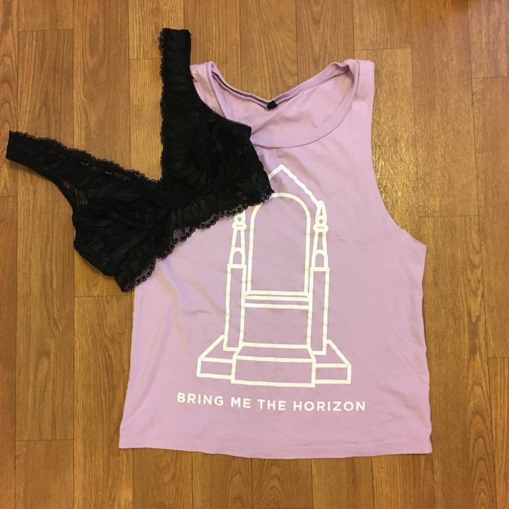 Bring Me the Horizon cut off band tee