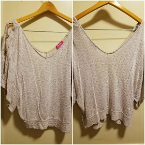 Cute Blouse w/ Wood Buttons