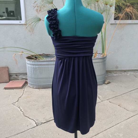 Sale ✨Blue One Shoulder Strap Dress CCO - Picture 4 of 4