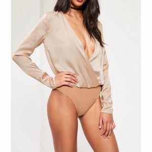 Missguided Satin Bodysuit