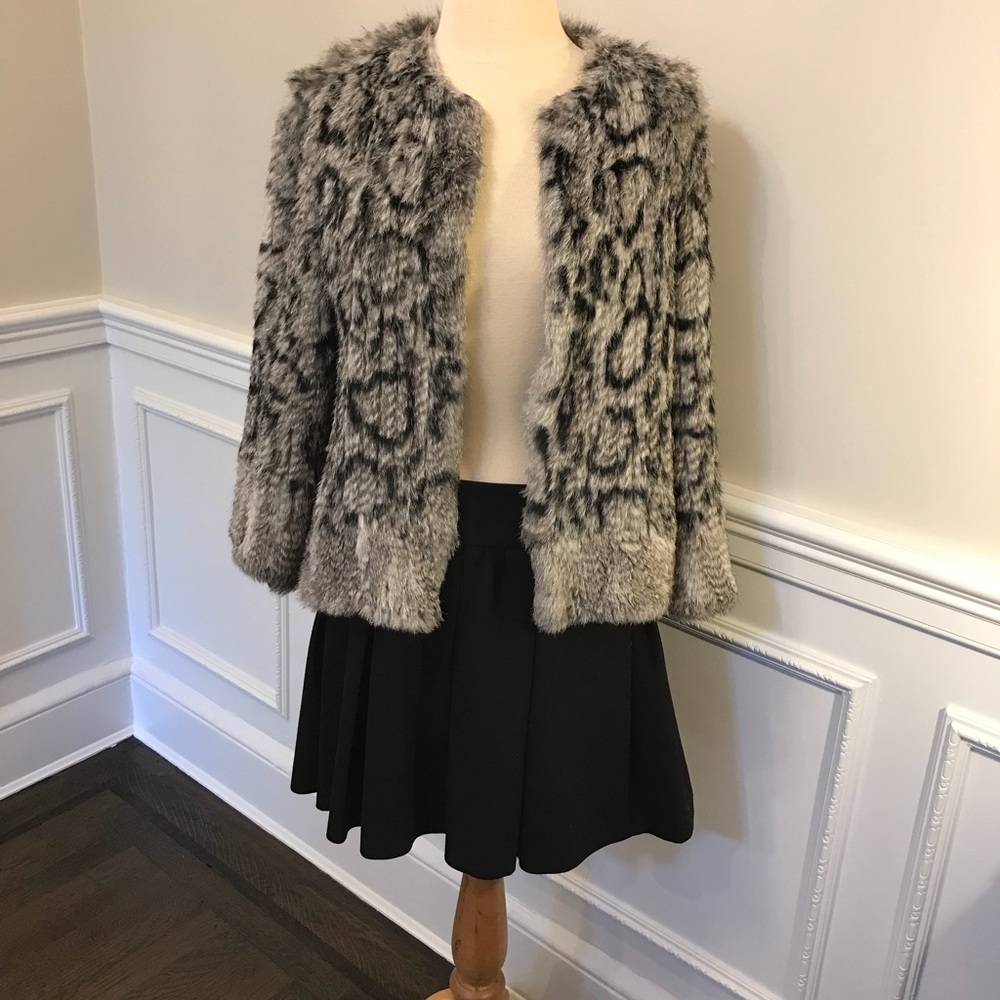 NWOT Elizabeth and James Reversible Fur Coat SizeS