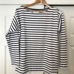 Nautical stripe Everlane long sleeve tee shirt
