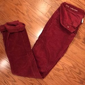 LOFT modern skinny corduroy pants