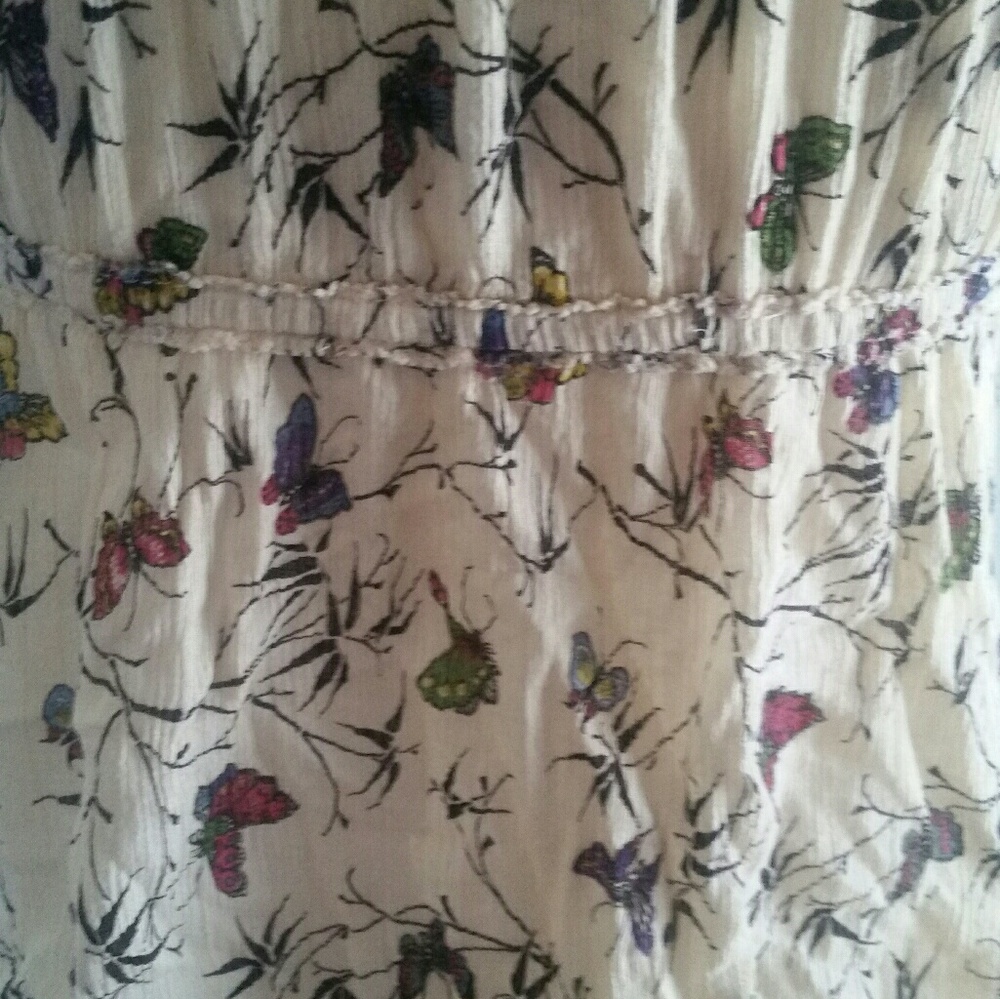 Super cute Lucky Brand boho peasant top XXS - Picture 5 of 7