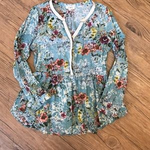 Umgee Long Sleeve Blouse