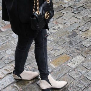 Nude booties