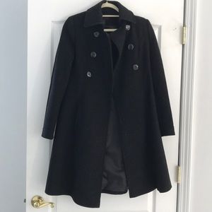 Black pea coat