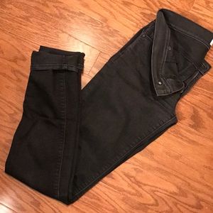 LOFT black modern skinny pants