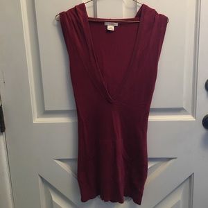 sleeveless sweater tunic