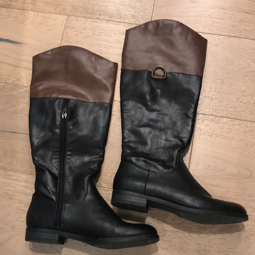 BOOTS black and brown size: 7 perfect condition