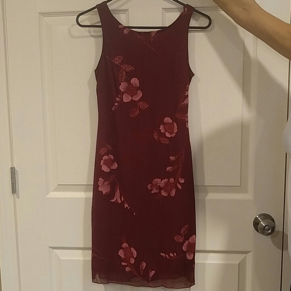 Maroon dress