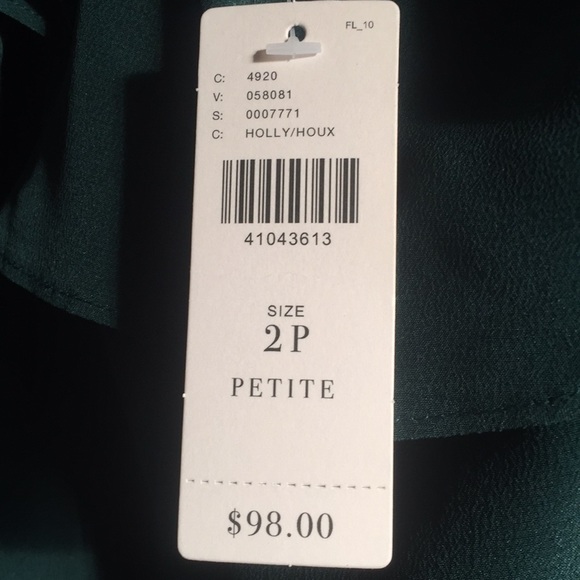 NWT✂️ Anthropologie Ruffle Silk Top - Picture 6 of 6