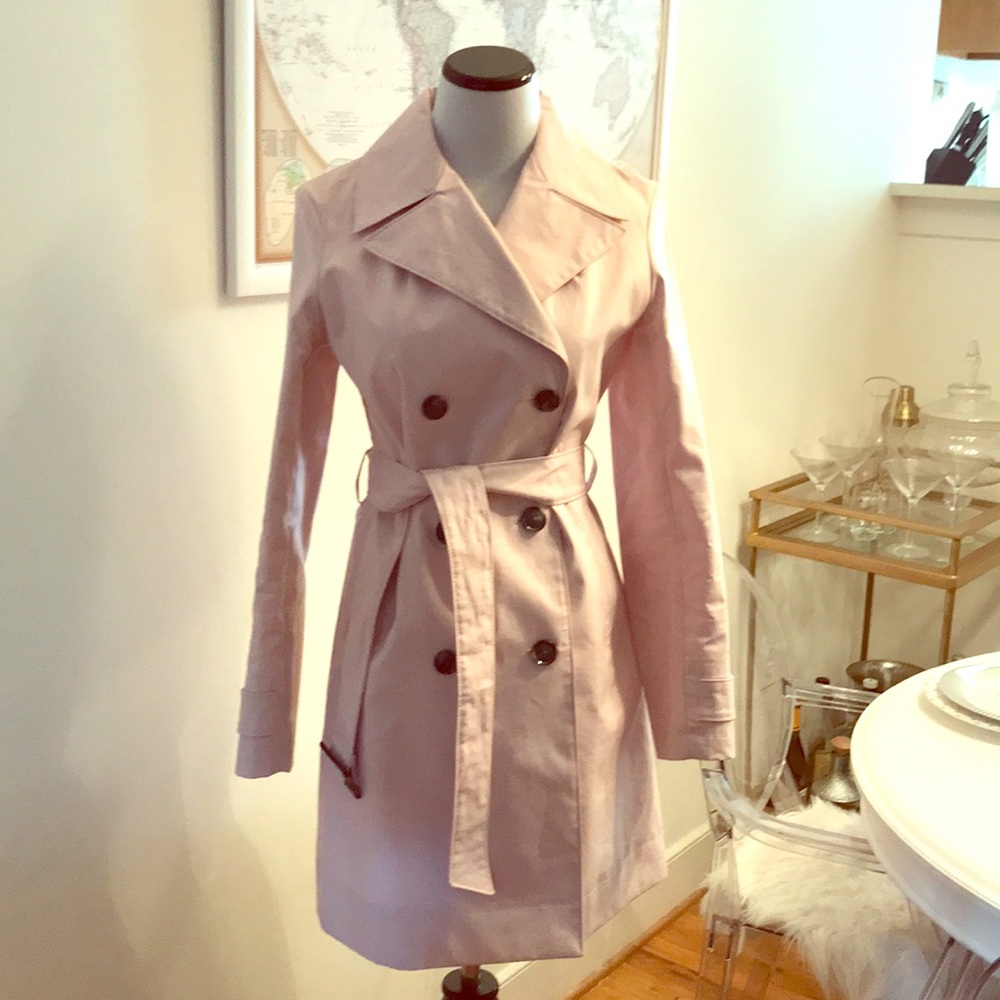 Beautiful Blush Trench Coat
