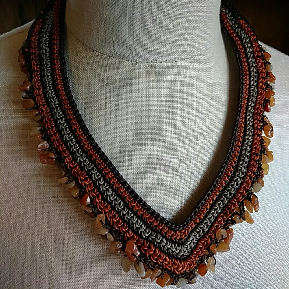 Turqouise and Carnelian necklace - Picture 8 of 8