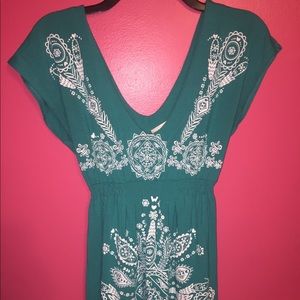 Blue/Green Dress Size M