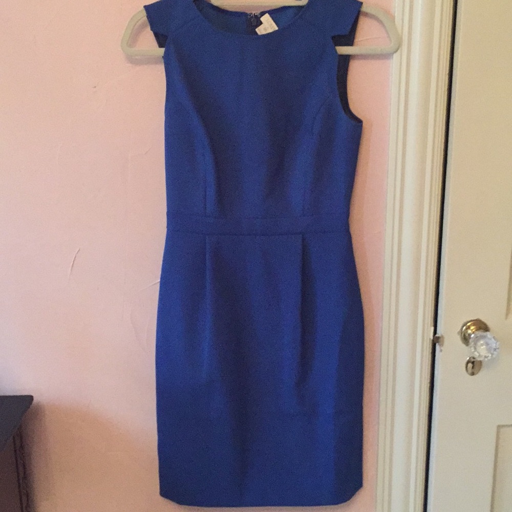 Jcrew blue dress size 00