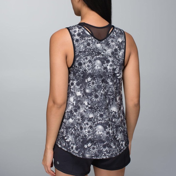 Lululemon Run Split Singlet Tank flowabunga floral - Picture 1 of 5