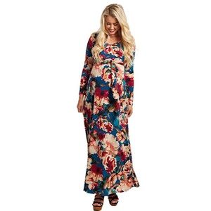 PinkBlush Maternity Floral Maxi Dress