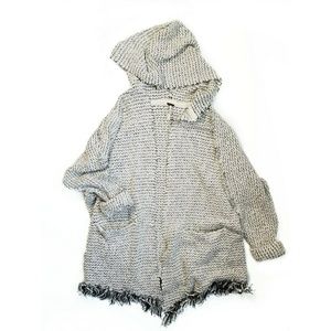 Free People Hooded Knit Cardigan
