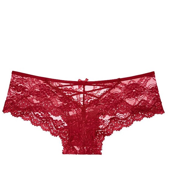 New Victoria’s Secret Strappy Lace Cheeky Panty - Picture 7 of 8