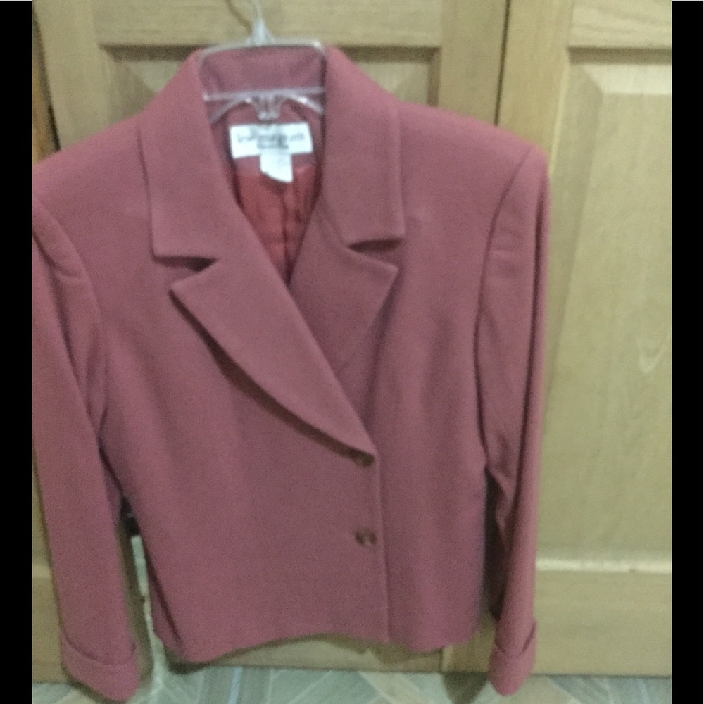 Two piece suit.