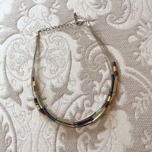 Layered gold necklace