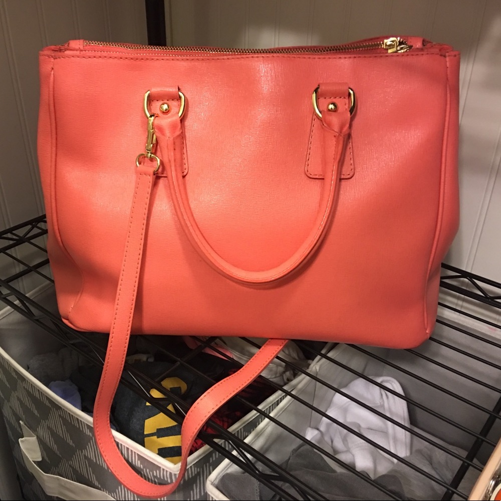 Pink Italian Leather Purse