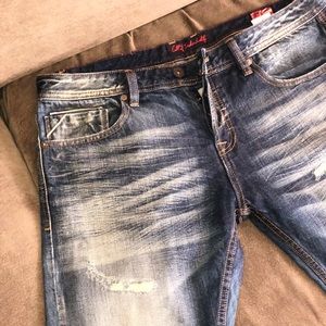 Authentic cult of individuality jeans.