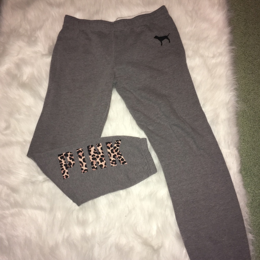 Vs pink leopard pants