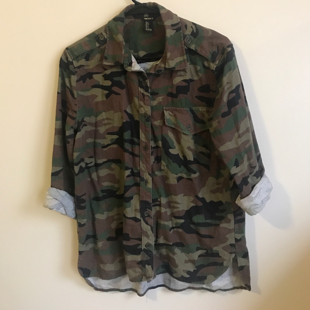 Army green top