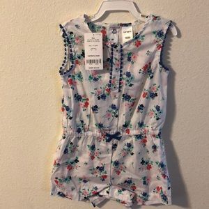 NWT FLORAL ROMPER