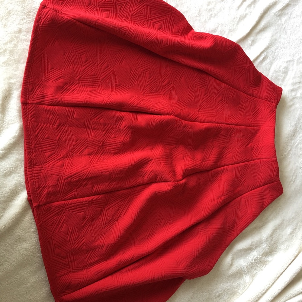 Full red shirt