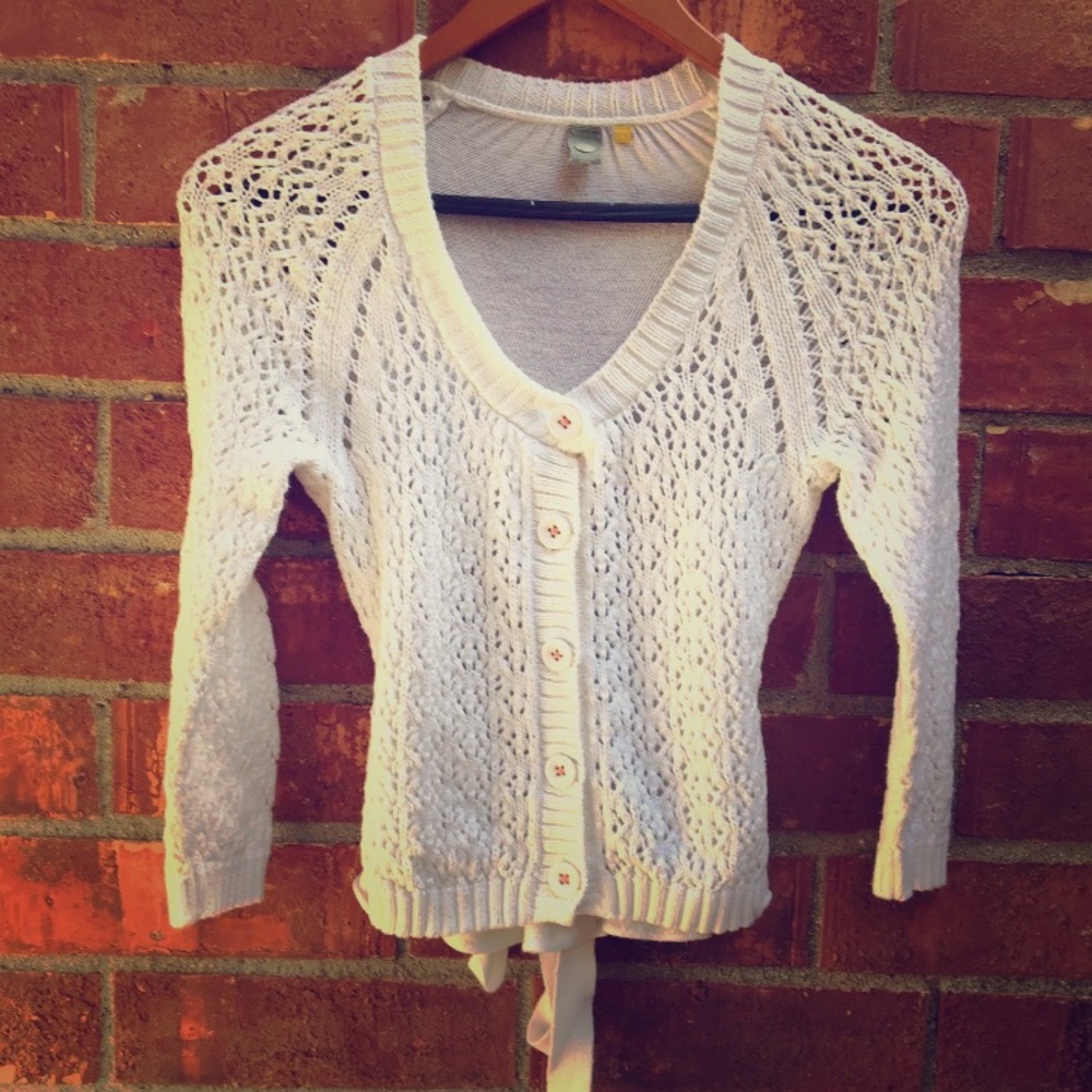 Anthropologie Knitted and Knotted Sweater Cardigan