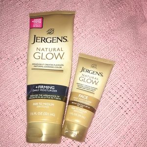Jergens natural glow self tanner.