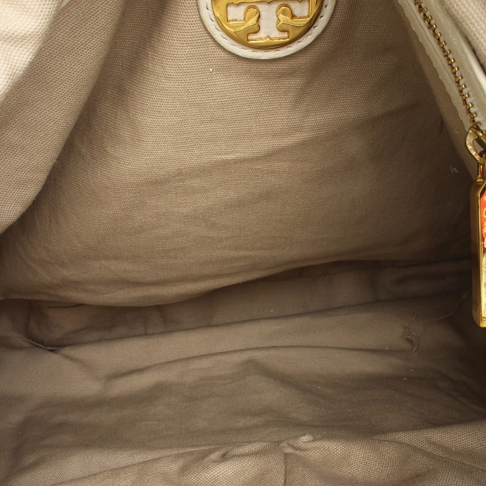 Tory Burch Amanda White Leather Hobo 137639 - Picture 6 of 8