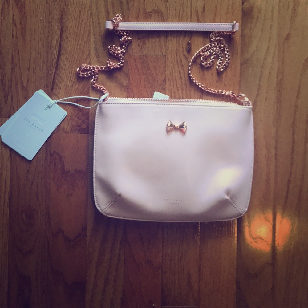 Ted baker micro bow leather cross body