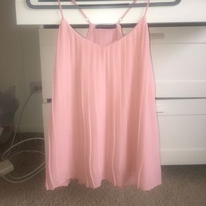 Harlowe and Graham pink tank